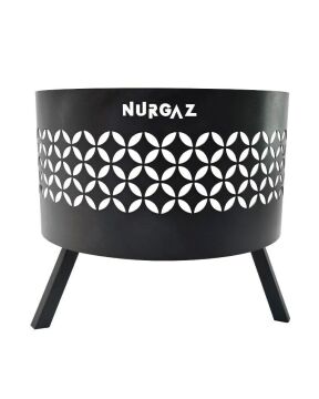 NURGAZ Orman Şöminesi Yıldız Desen