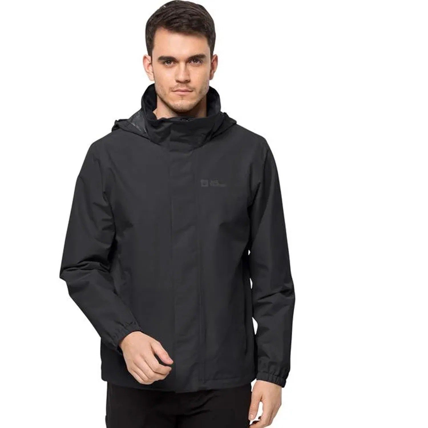 Jack Wolfskin Stormy Point 2L Outdoor Ceketi Siyah