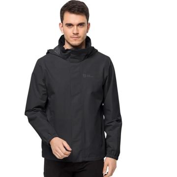 Jack Wolfskin Stormy Point 2L Outdoor Ceketi Siyah