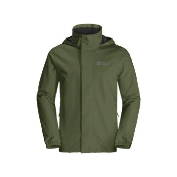 Jack Wolfskin Stormy Point 2L Outdoor Ceketi Yeşil