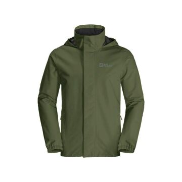 Jack Wolfskin Stormy Point 2L Outdoor Ceketi Yeşil