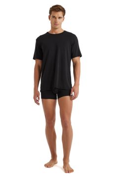 BLACKSPADE Erkek T-Shirt Black S (SİMİT YAKA)