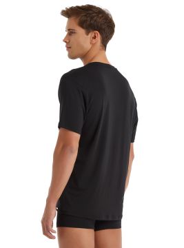 BLACKSPADE Erkek T-Shirt Black S (SİMİT YAKA)