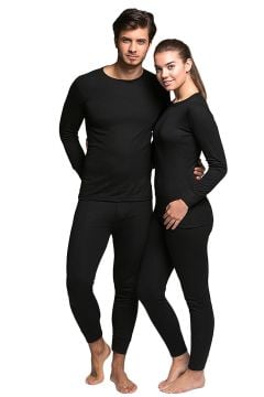 Tf Ribana Yetişkin Termal İçlik Set SİYAH XXL