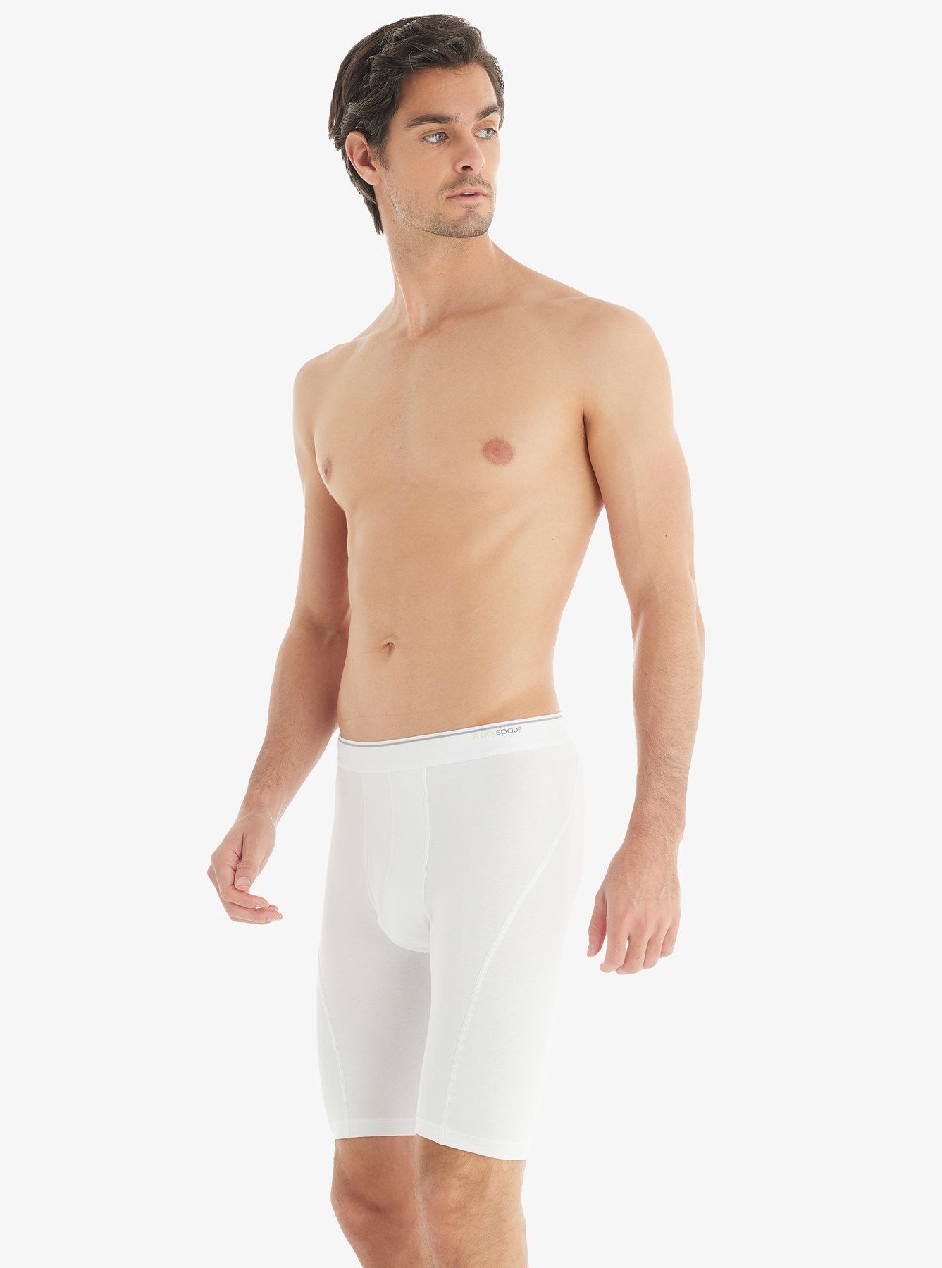 Blackspade Pamuk Elastan Erkek Boxer Beyaz L