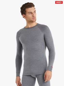 Blackspade Unisex Termal Tişört Gri S