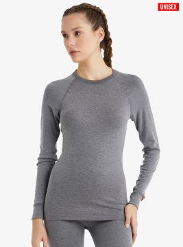 Blackspade Unisex Termal Tişört Gri S