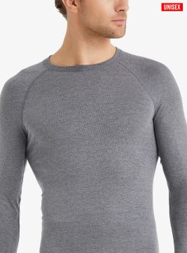 Blackspade Unisex Termal Tişört Gri S