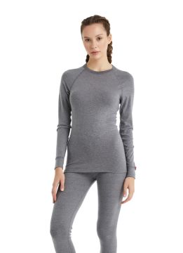 Blackspade Unisex Termal Tişört Gri S