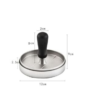 Nurgaz Hamburger Press Alüminyum