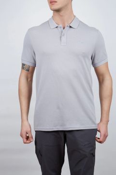 Alpinist Roc Erkek Polo T-shirt Gri
