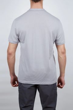 Alpinist Roc Erkek Polo T-shirt Gri