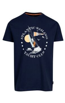 Trespass Cedarf Casual Erkek Outdoor Tişört Lacivert