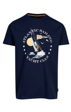 Trespass Cedarf Casual Erkek Outdoor Tişört Lacivert
