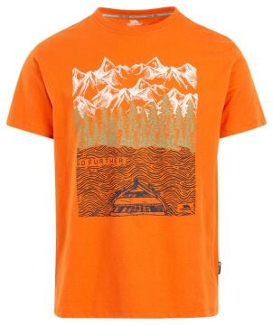 Trespass Austin Erkek Outdoor Tişört Turuncu