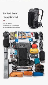Naturehike Rock 60+5 Lt Hiking Sırt Çantası