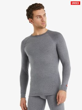 Blackspade Unisex Termal Tişört Gri M