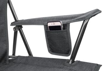 Gci Outdoor Comfort Pro Chair Katlanır Kamp Sandalyesi - Gri