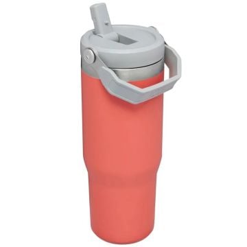 Stanley The IceFlow Flip Straw Pipetli Termos Bardak 0,89 LT Pembe