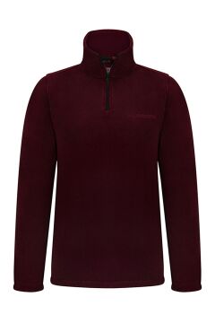 Thermoform Polar Kadın 1/4 Fermuar Bordo