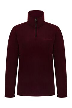 Thermoform Polar Kadın 1/4 Fermuar Bordo