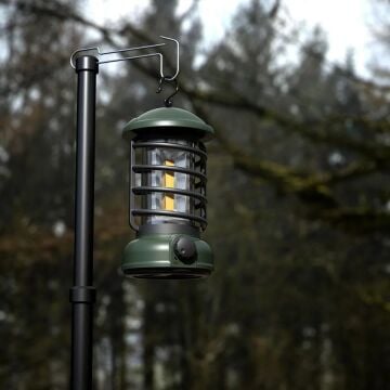 Madfox Vintage Glamping Kamp Lambası 300 Lümen Yeşil