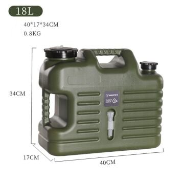 Madfox Galon Air PE Musluklu Su Bidonu 18 Litre