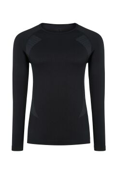 Thermoform Seamless Termal Sweatshirt Siyah