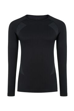 Thermoform Seamless Termal Sweatshirt Siyah