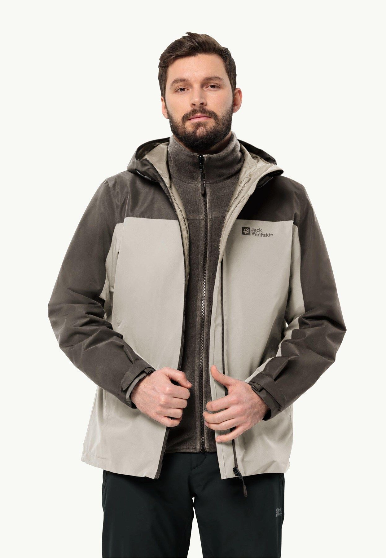 Jack Wolfskin Taubenberg 3IN1 JktM Erkek Mont Seal