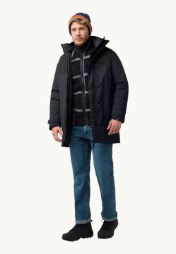 Jack Wolfskin Gletschersee Parka M Erkek Siyah