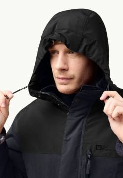 Jack Wolfskin Gletschersee Parka M Erkek Siyah