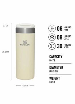 Stanley The AeroLight Transit Termos 0.47L Cream