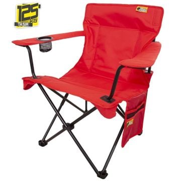 Funky Chairs V2 Lüks Kamp Sandalyesi Kırmızı