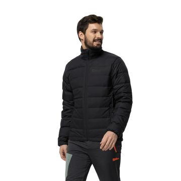 Jack Wolfskin Ather Down Outdoor Erkek Mont Siyah