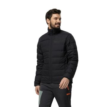 Jack Wolfskin Ather Down Outdoor Erkek Mont Siyah