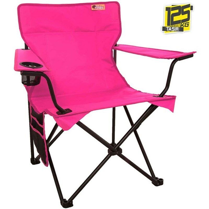 Funky Chairs V2 Pembe Lüks Kamp Sandalyesi