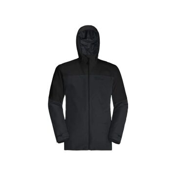 Jack Wolfskin Glaabach 3IN1  Outdoor Erkek Mont - Siyah