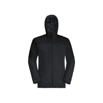 Jack Wolfskin Glaabach 3IN1 Outdoor Erkek Mont - Siyah