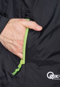 Trespass Qikpack Unisex Outdoor Yağmurluk Siyah Kırmızı