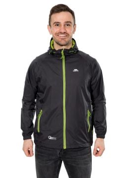 Trespass Qikpack Unisex Outdoor Yağmurluk Siyah