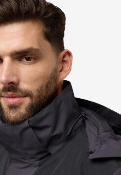 Jack Wolfskin Jasper 3IN1 Erkek Outdor Mont Gri