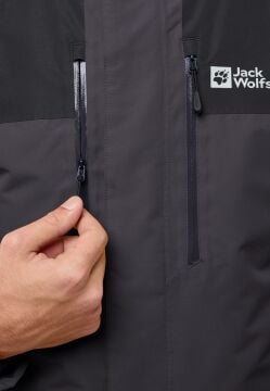 Jack Wolfskin Jasper 3IN1 Erkek Outdor Mont Gri
