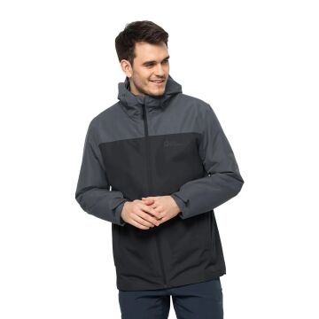 Jack Wolfskin Taubenberg 3IN1 Jacket Mont Antrasit