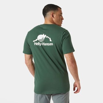 Helly Hansen Nord Graphic Erkek T-Shirt Yeşil