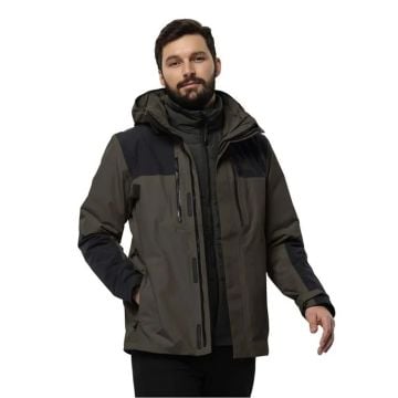 Jack Wolfskin Jasper 3IN1 Outdoor Mont Kahverengi