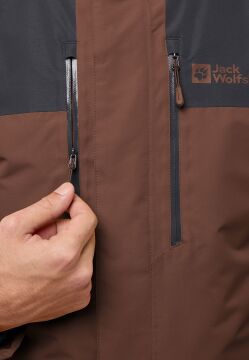 Jack Wolfskin Jasper 3IN1 Erkek Outdor Mont Kahve.