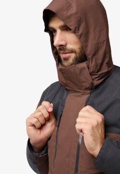 Jack Wolfskin Jasper 3IN1 Erkek Outdor Mont Kahve.
