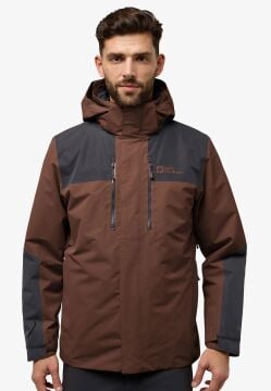 Jack Wolfskin Jasper 3IN1 Erkek Outdor Mont Kahve.