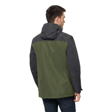 Jack Wolfskin Taubenberg 3IN1 Jacket Mont Yeşil